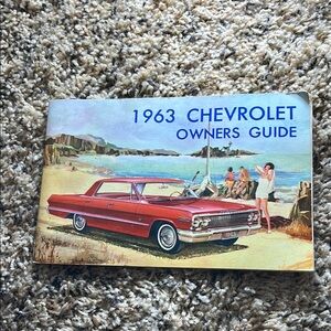 1963 Chevrolet Owners Guide first edition